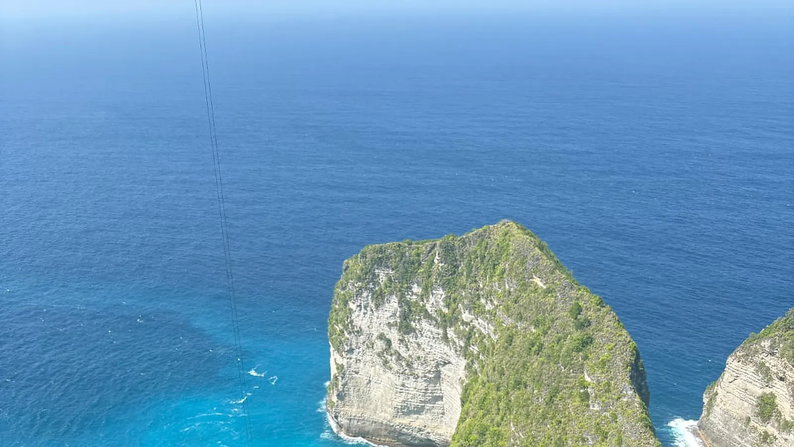 Iconic cliff landscape of Kelingking Beach Nusa Penida